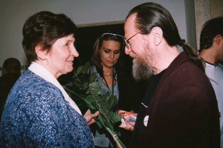 vpravo Jiří Valoch; foto: Anna Pecková